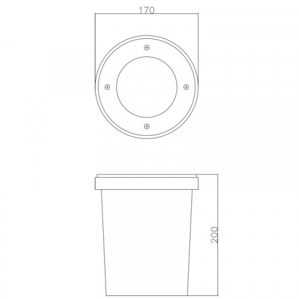 Тротуарный светильник ARTE Lamp A6013IN-1SS