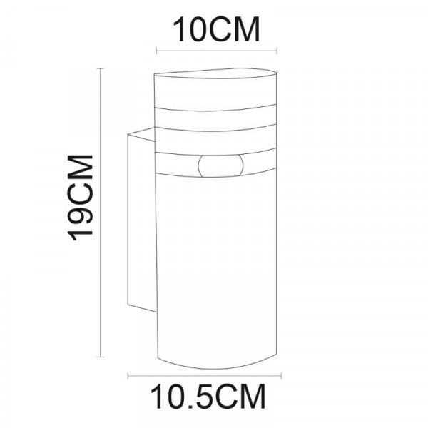 Светильник настенный ARTE Lamp A8162AL-1BK