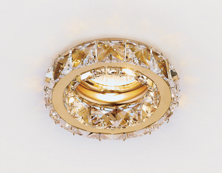 Встраиваемый светильник Ambrella Light K112 CL/G