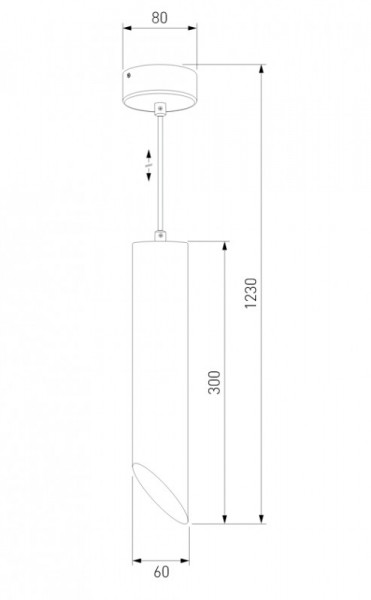 Подвесной светильник Elektrostandard 7011 MR16 WH/GD белый/золото