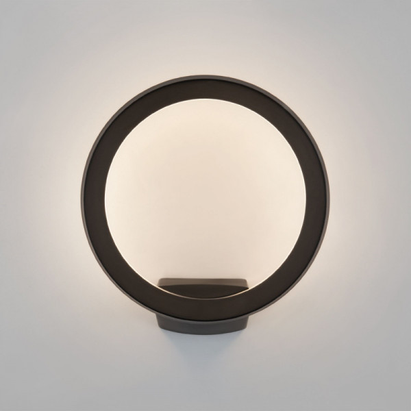 Светильник настенный Elektrostandard 1710 TECHNO LED Ring чёрный