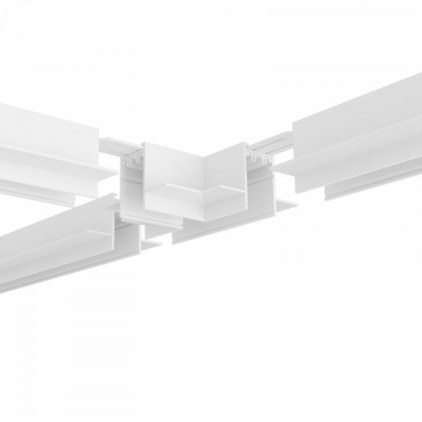 T-коннектор трека SMART для ГКЛ Denkirs TR2113-WH
