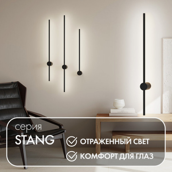 Настенный светильник Denkirs DK5012-BK