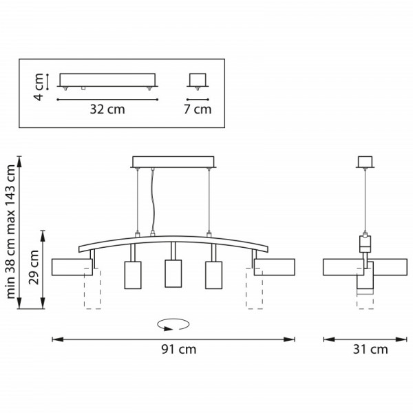 Подвесная люстра Lightstar LR735872363