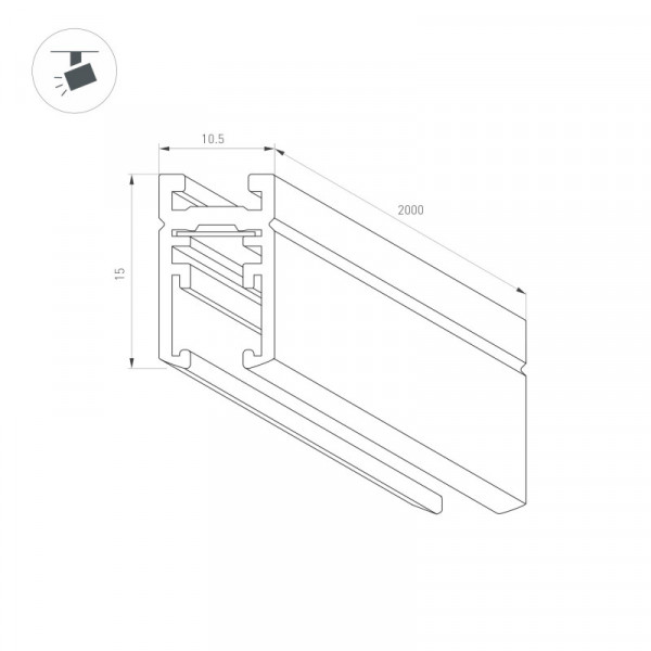 Шинопровод Arlight 043050