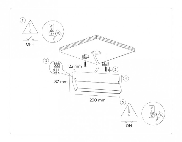 Линейный светильник Ambrella Light TA1818