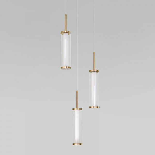 Каскадная люстра Eurosvet 50386/3 LED латунь