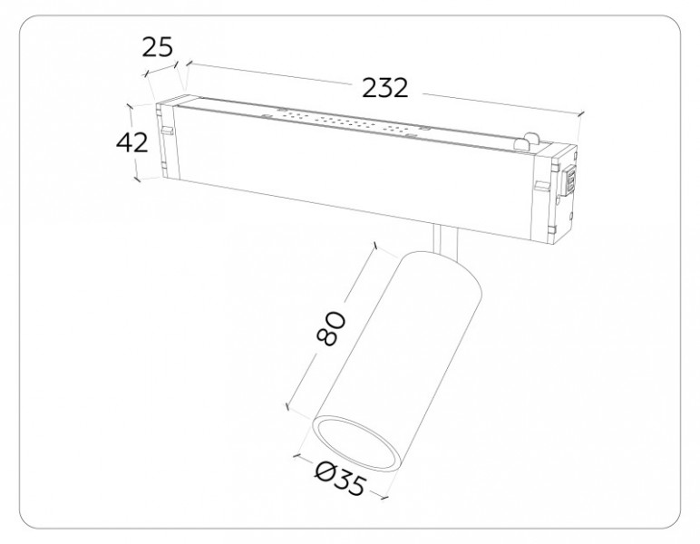 Светильник на шине Ambrella Light GL1202