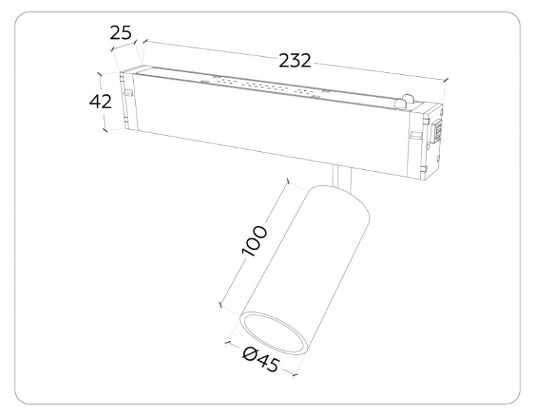 Светильник на шине Ambrella Light GL1211