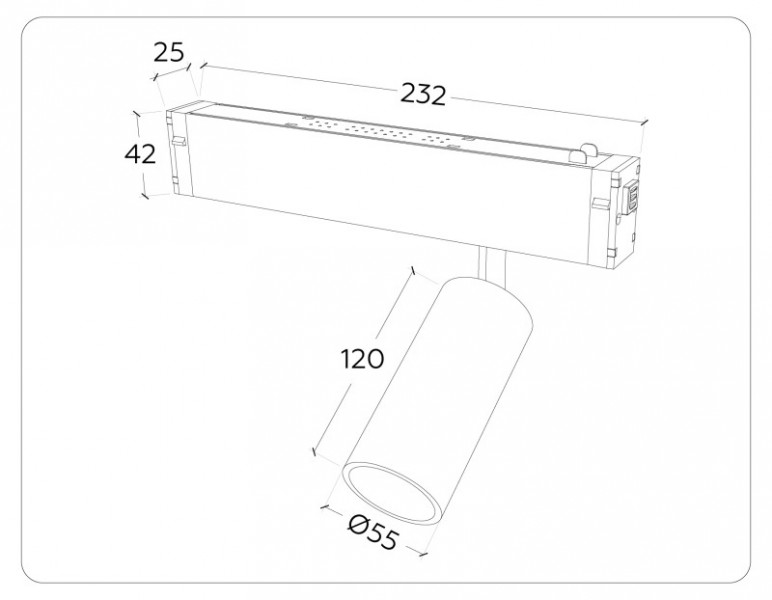 Светильник на шине Ambrella Light GL1221