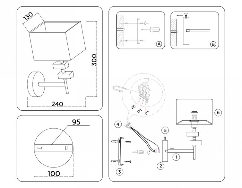 Бра Ambrella Light LH71335